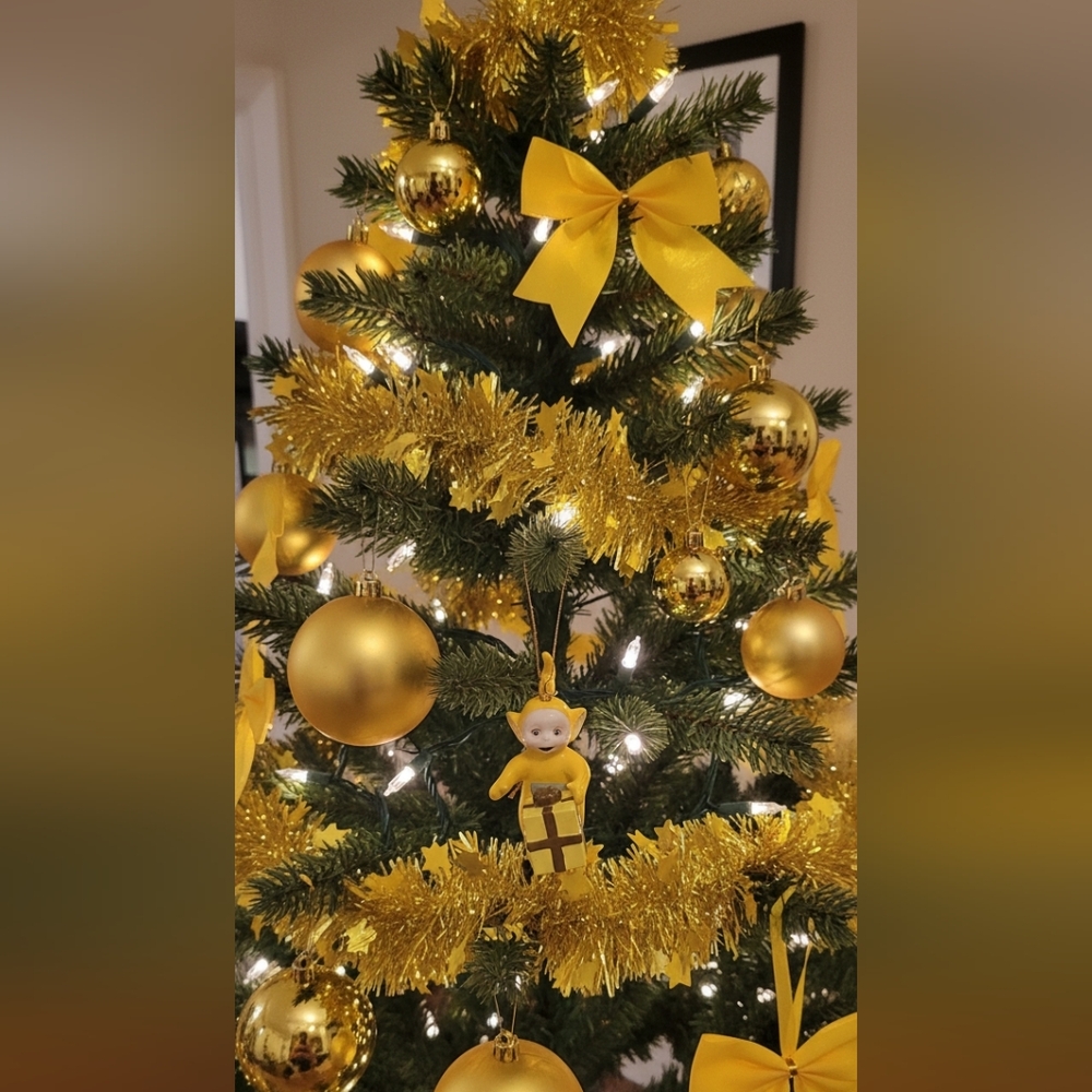 Collectible Lala Teletubbies Show Ornament Rearview Mirror Decor Novelty Fun All